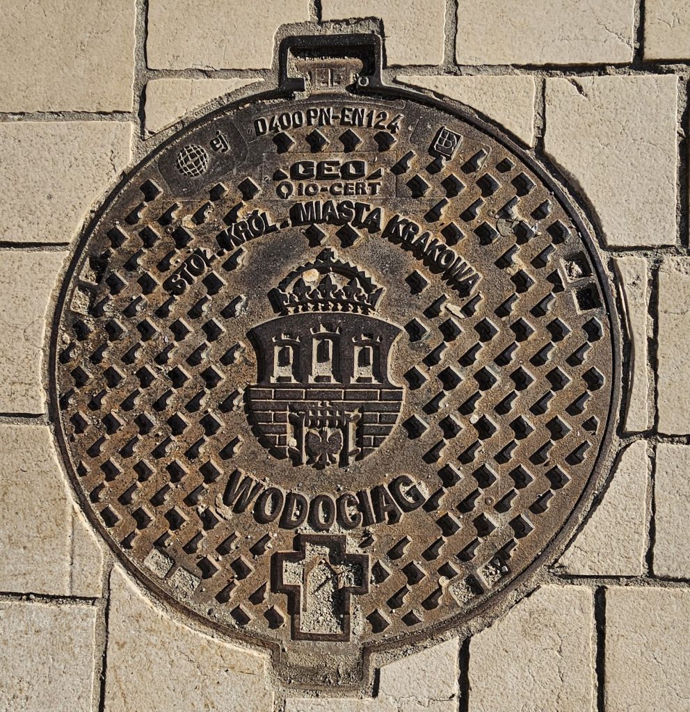 Cool Manhole cover from Kraków in Poland
